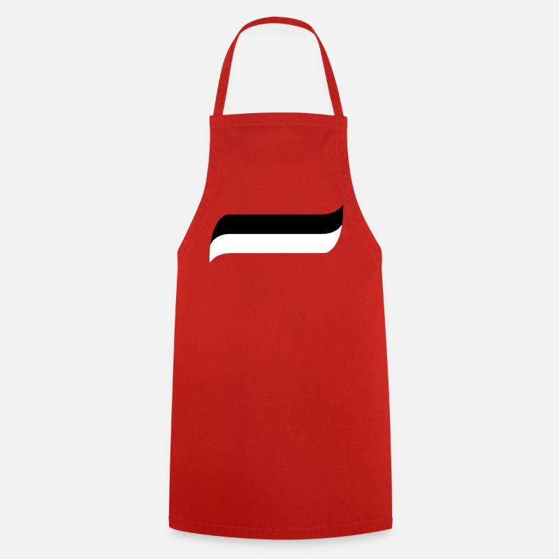 Siyah Beyaz - Tablier de cuisine - rouge