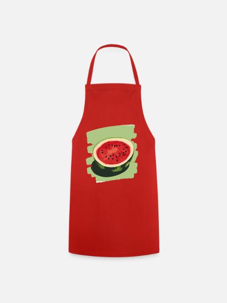 Wassermelone - Kochschürze - Rot