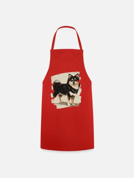 Finnischer Lapphund - Kochschürze - Rot