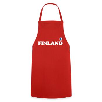 IndisponibleDesign - Tablier de cuisine - rouge - Devant - AI Model Male 185 dark (185cm)