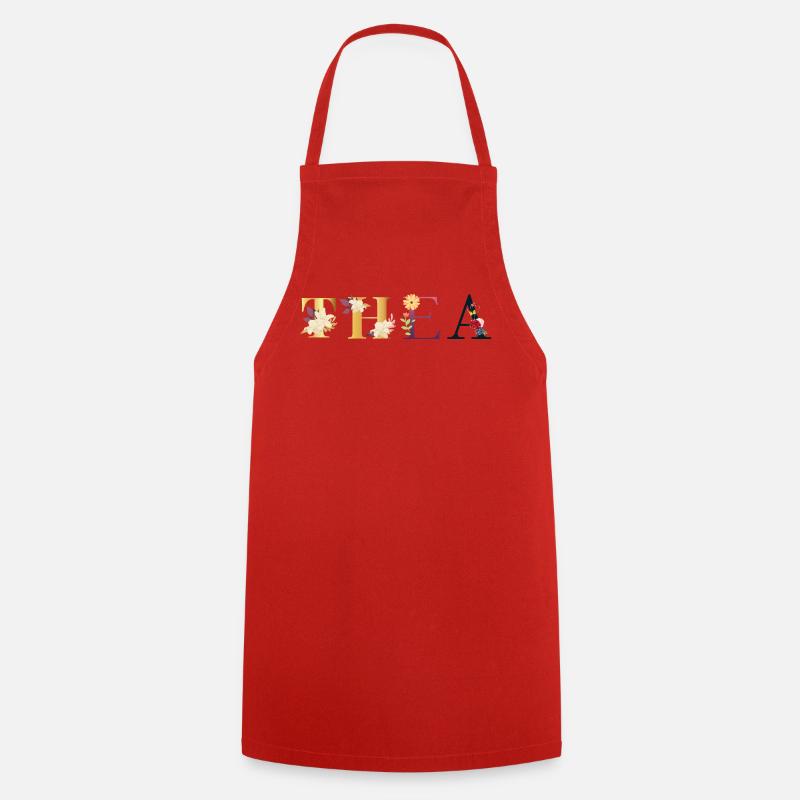 Thea - Cooking Apron - red