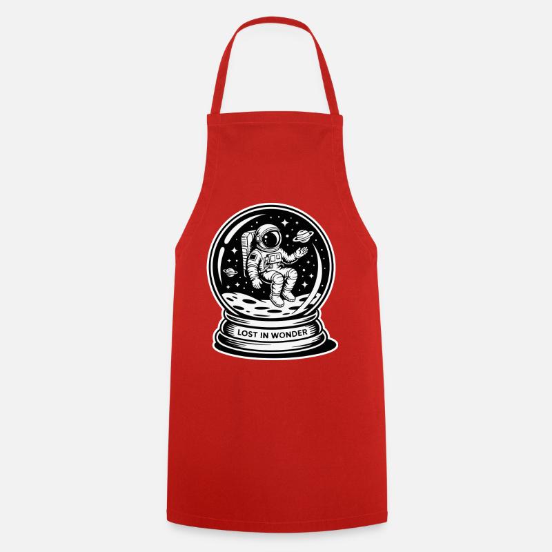Perdu dans la merveille : Star Astronaut - Tablier de cuisine - rouge