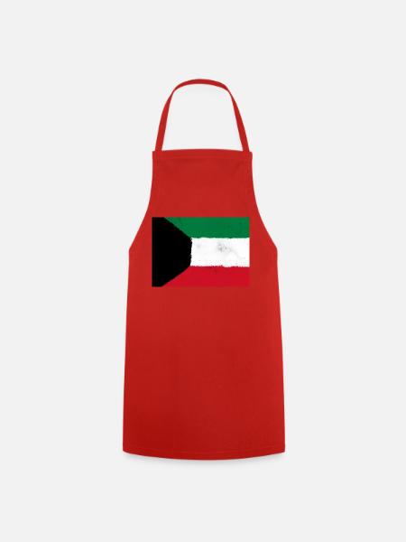 Flagge von Kuwait - Kochschürze - Rot