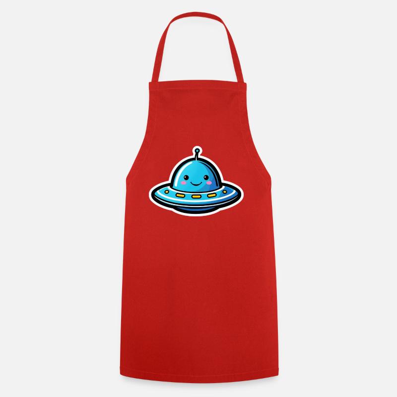 UFO - Cooking Apron - red