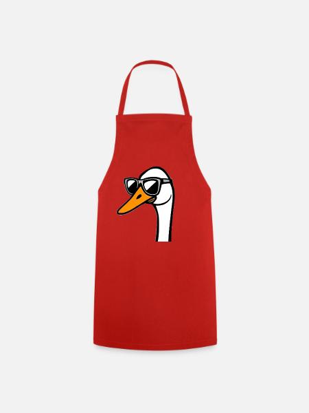 Gans - Kochschürze - Rot