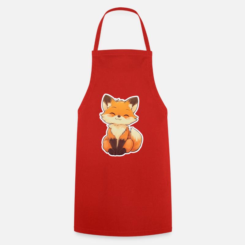 Fuchs - Kochschürze - Rot