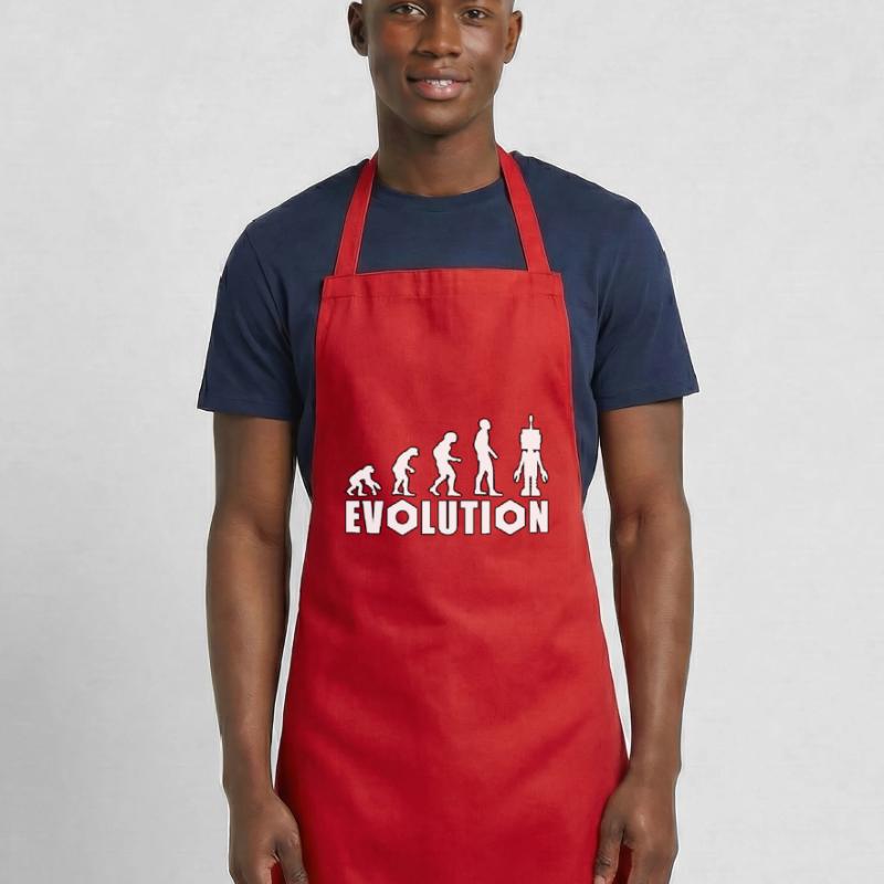 Évolution avec la conception d’une figurine de robot Tablier de cuisine