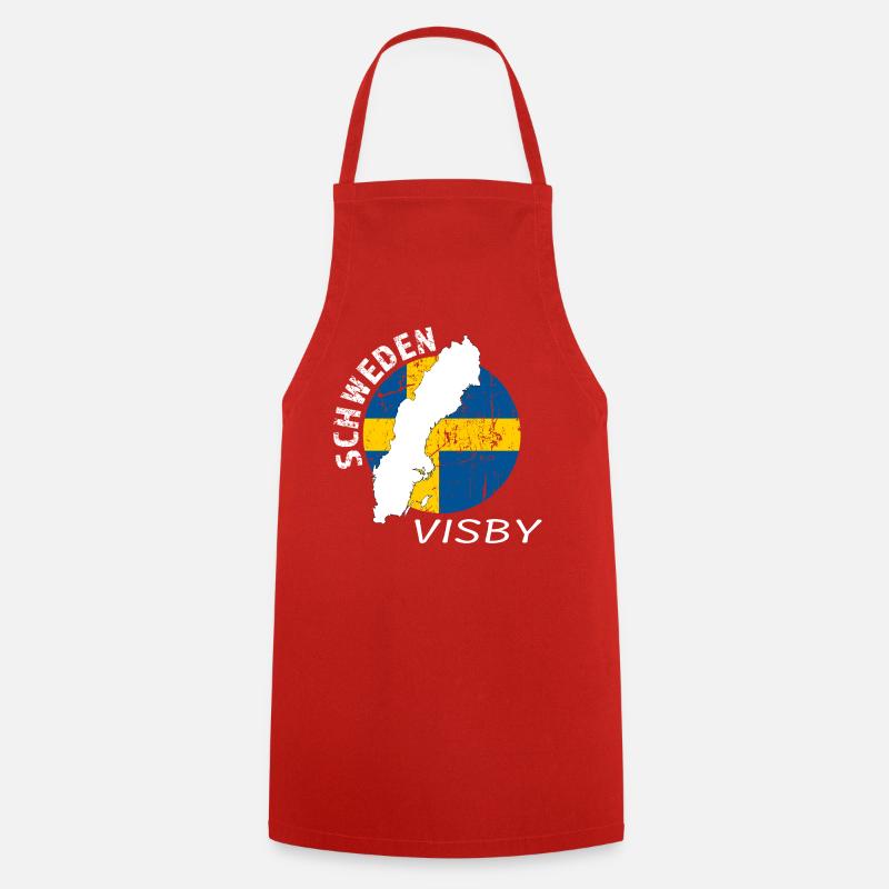 Visby - Kochschürze - Rot