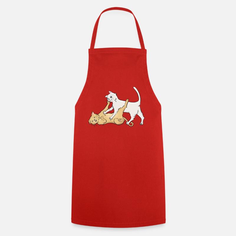 Chat-touille - Tablier de cuisine - rouge
