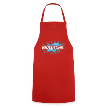 Cadeau pour alto - Tablier de cuisine - rouge - Devant - AI Model Male 185 dark (185cm)