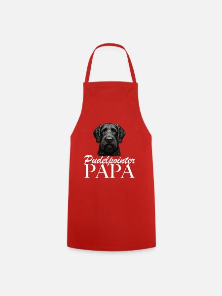 Pudelpointer Papa - Kochschürze - Rot
