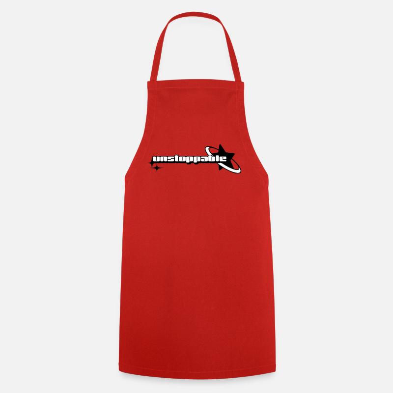 Unstoppable Graphic Design - Cooking Apron - red