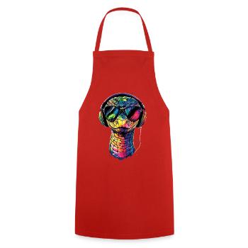 snake, python, cobra, rattlesnake, snakes - Cooking Apron - red - Front - AI Model Male 185 dark (185cm)