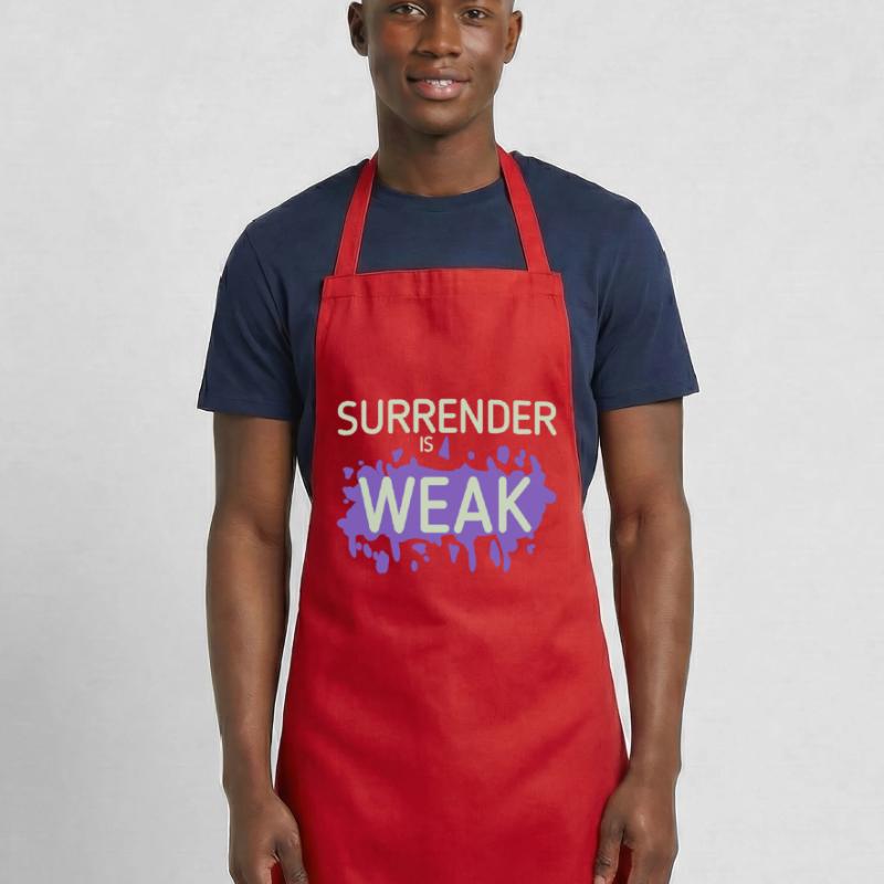 Devotion is weak splash Cooking Apron