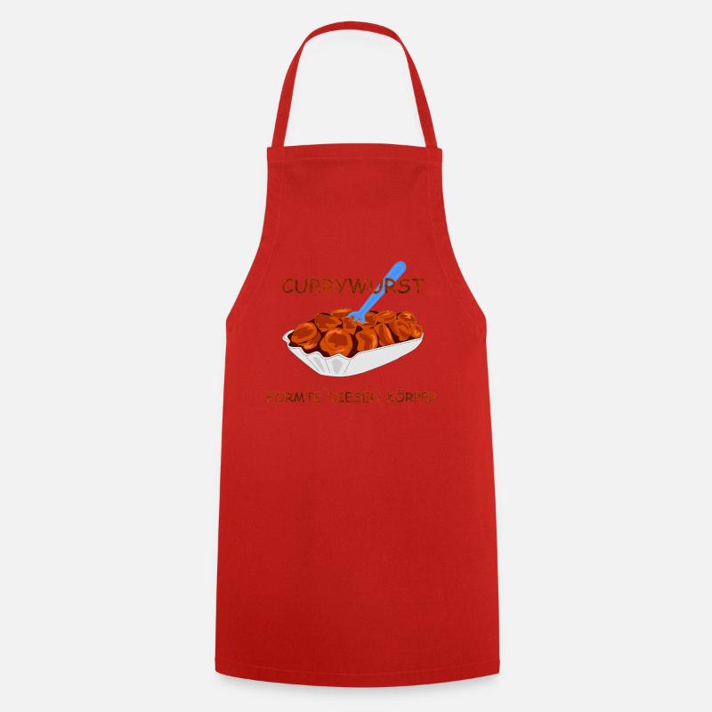Currywurst - Kochschürze - Rot