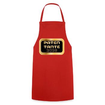 PATENTANTE 2026 CHRISTLICHER GLAUBE - Kochschürze - Rot - Vorne - AI Model Male 185 dark (185cm)