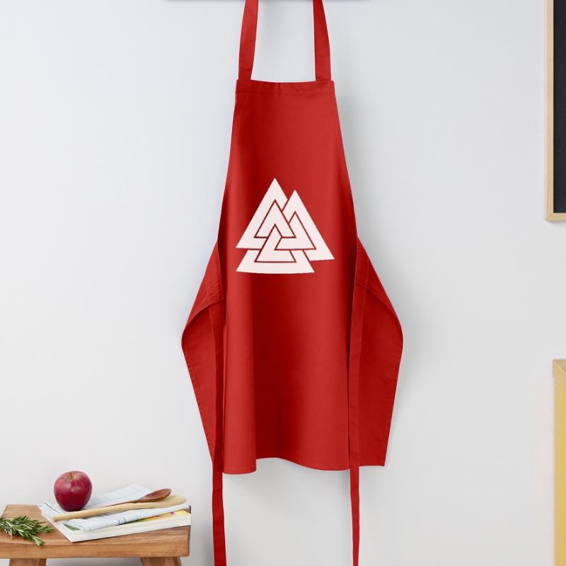 Geometric triangular nesting Cooking Apron