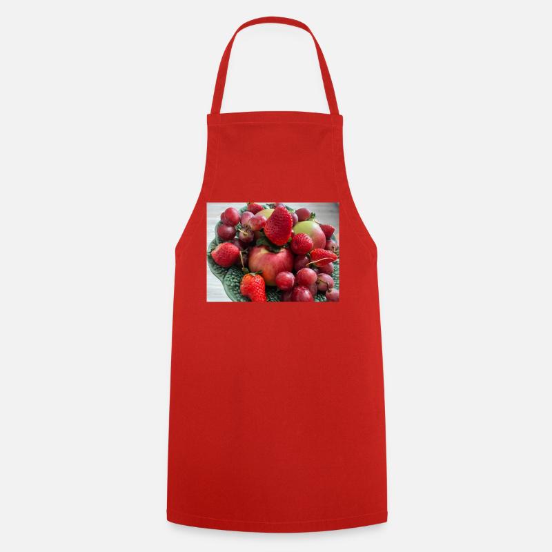 IMG_0791 ягоды - Cooking Apron - red
