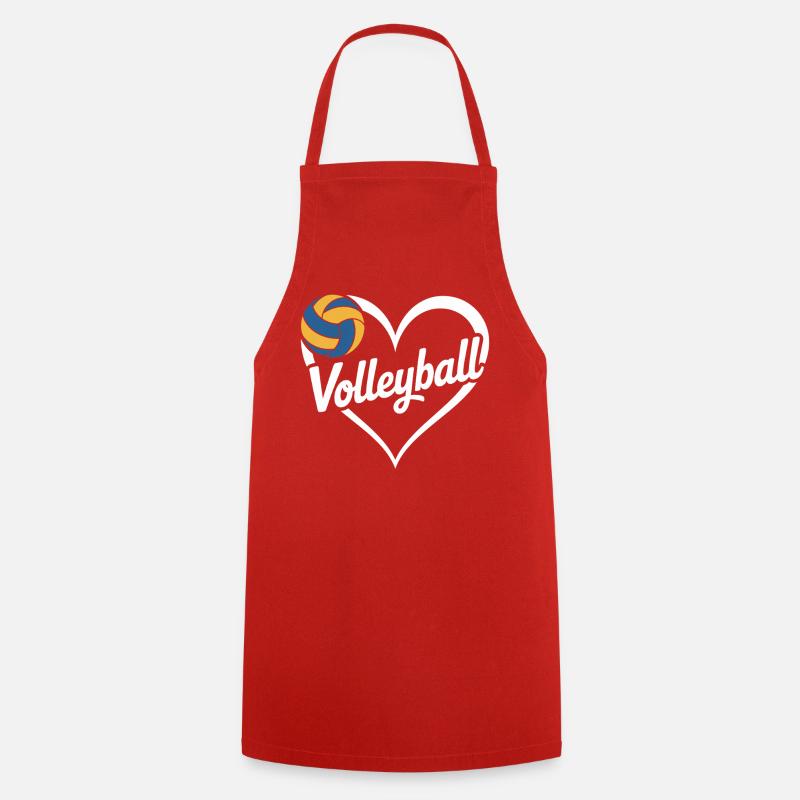Volleyball - Cooking Apron - red