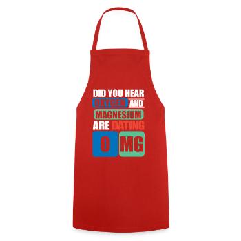 Chemistry Chemist Chemistry Teacher Saying Science - Cooking Apron - red - Front - AI Model Male 185 dark (185cm)