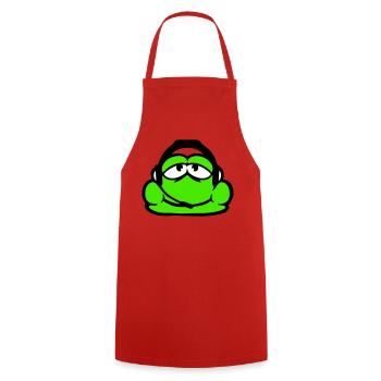 Frog Gamer Casque Nerd Casque de jeu Jouer - Tablier de cuisine - rouge - Devant - AI Model Male 185 dark (185cm)