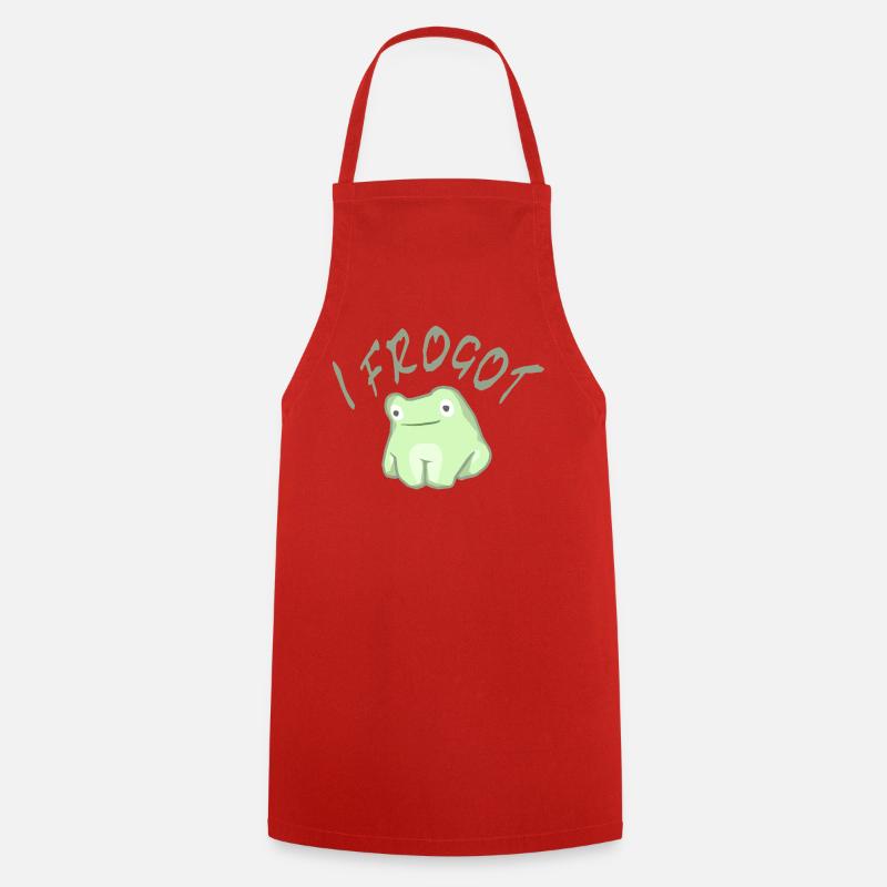 Frogot light - Cooking Apron - red