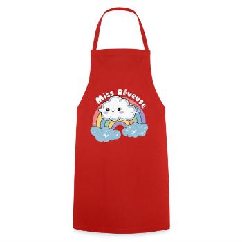 Child Dreamer and Sleep Miss Magical Dreamer - Cooking Apron - red - Front - AI Model Male 185 dark (185cm)