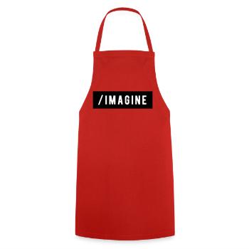 _Imagine - Cooking Apron - red - Front - AI Model Male 185 dark (185cm)