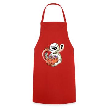 Pharaon du sucre - Tablier de cuisine - rouge - Devant - AI Model Male 185 dark (185cm)