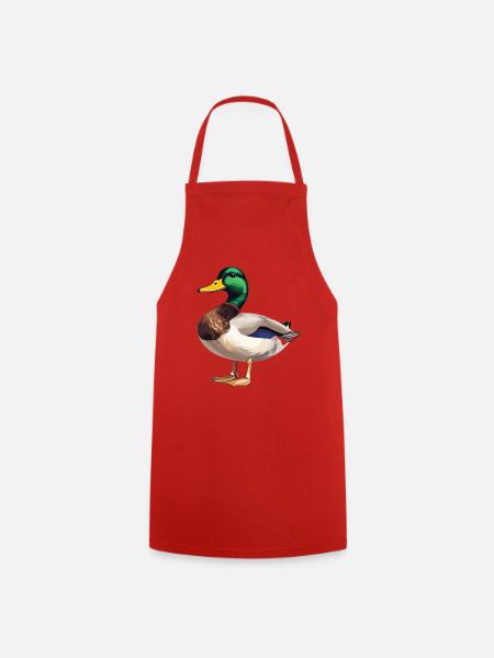 Enten Ente - Kochschürze - Rot