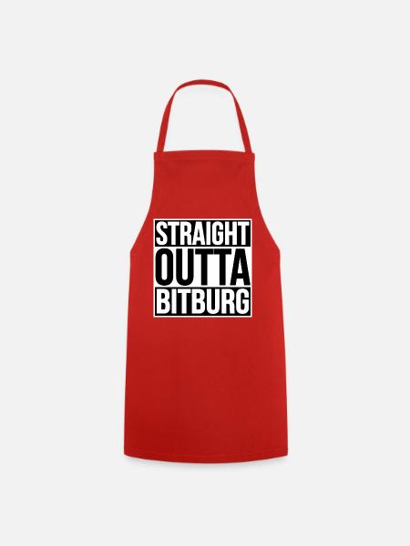 Straight Outta Bitburg - Kochschürze - Rot