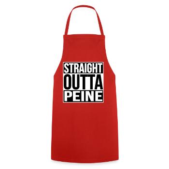 TOUT DROIT SORTI DE LA PEINE - Tablier de cuisine - rouge - Devant - AI Model Male 185 dark (185cm)