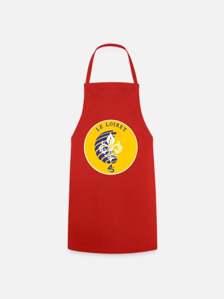 Fleur de Lys Loiret 45 - Tablier de cuisine - rouge