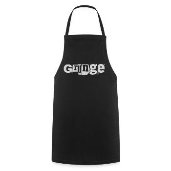 Grunge music distressed logo design - Cooking Apron - black - Front - AI Model Male 185 dark (185cm)
