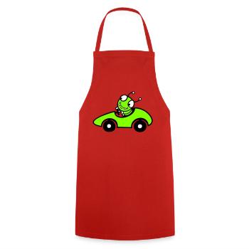 Caterpillar Worm Voiture de course Voiture de course Conduite rapide Sports - Tablier de cuisine - rouge - Devant - AI Model Male 185 dark (185cm)