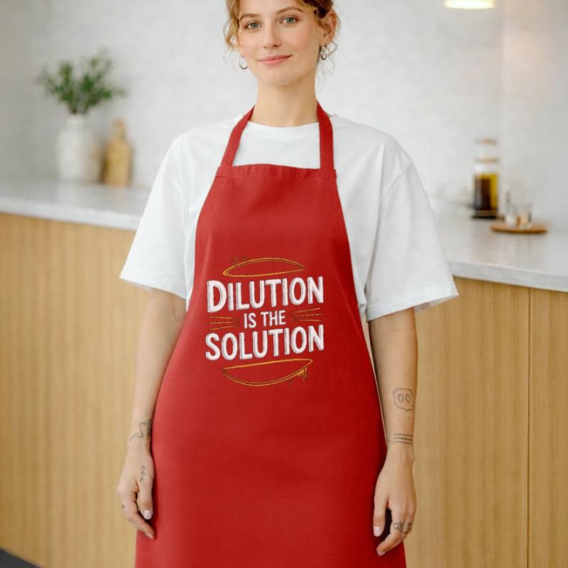 Lab Technician Dilution Is The Solution Phlebotomy Kochschürze