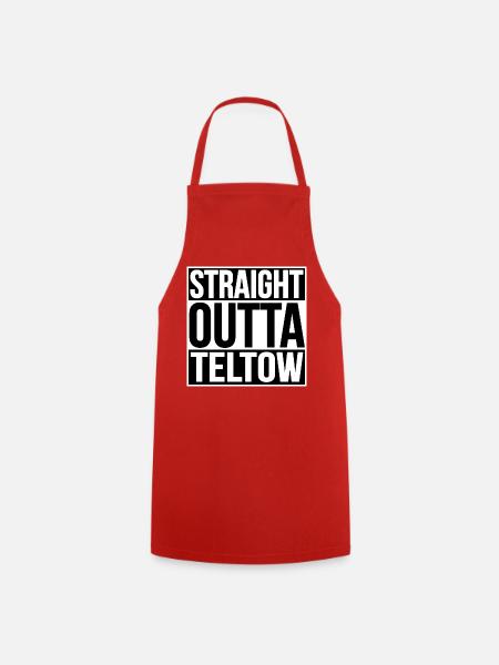 Straight Outta Teltow - Kochschürze - Rot