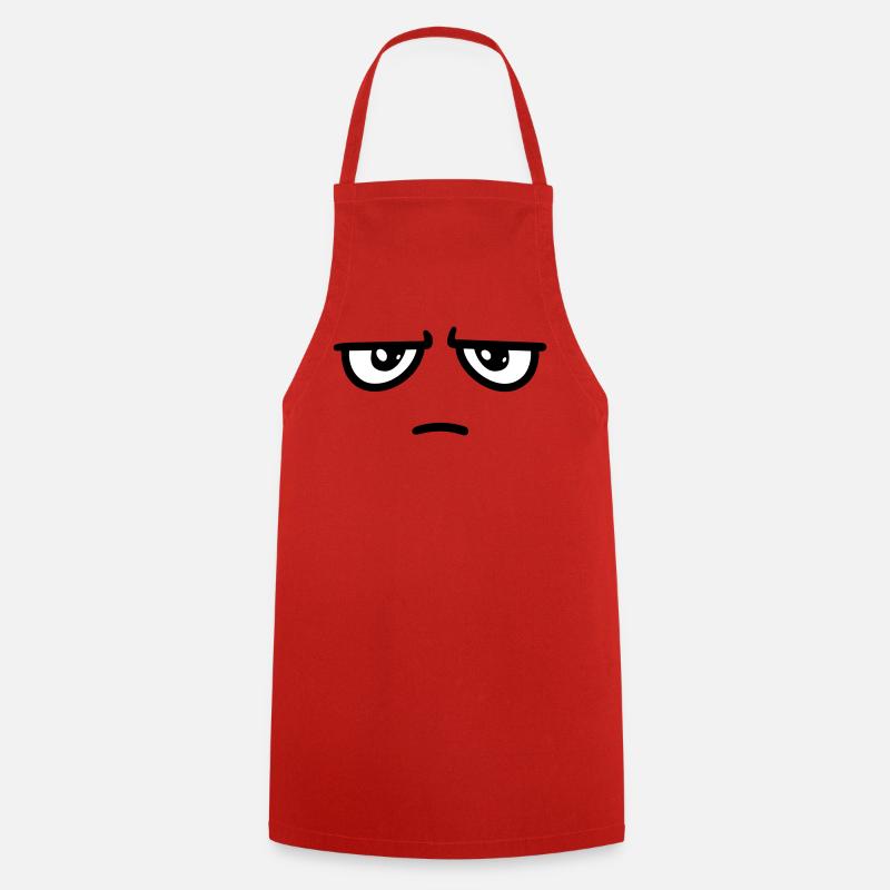 not impressed - Cooking Apron - red