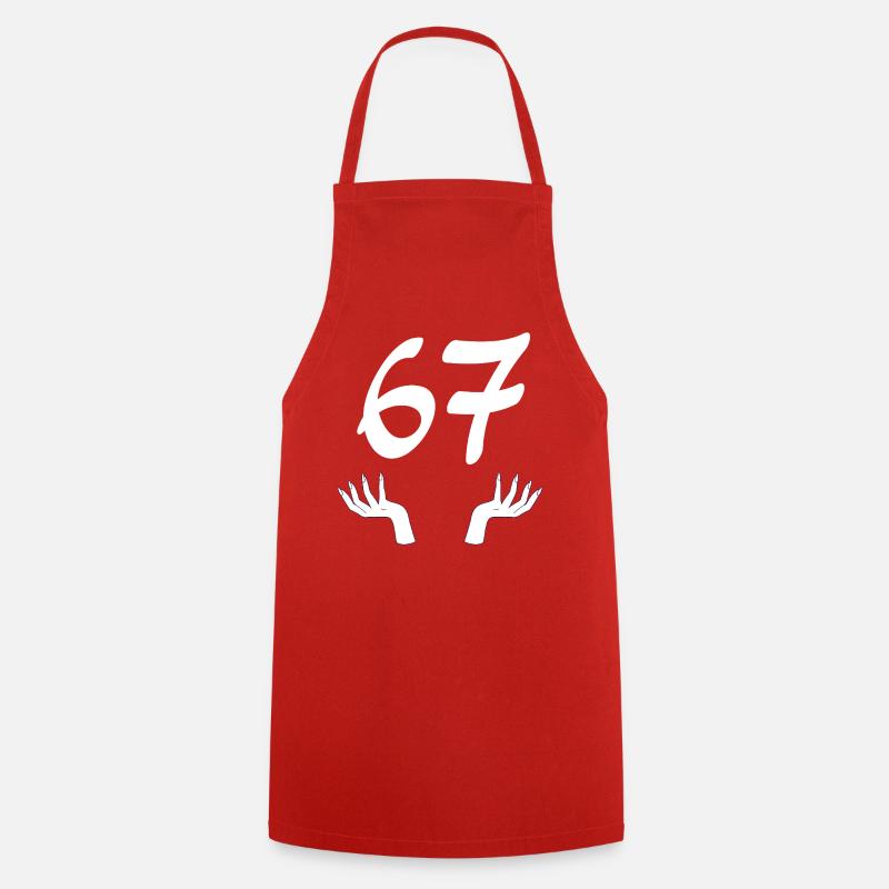 67 Six-Sept - Tablier de cuisine - rouge