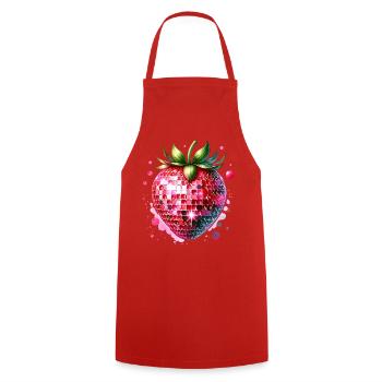 Karneval Kostüm Erdbeer - Kochschürze - Rot - Vorne - AI Model Male 185 dark (185cm)