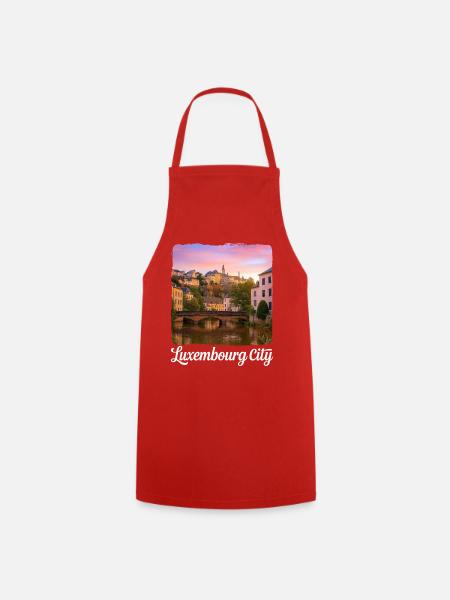 Luxemburg - Kochschürze - Rot