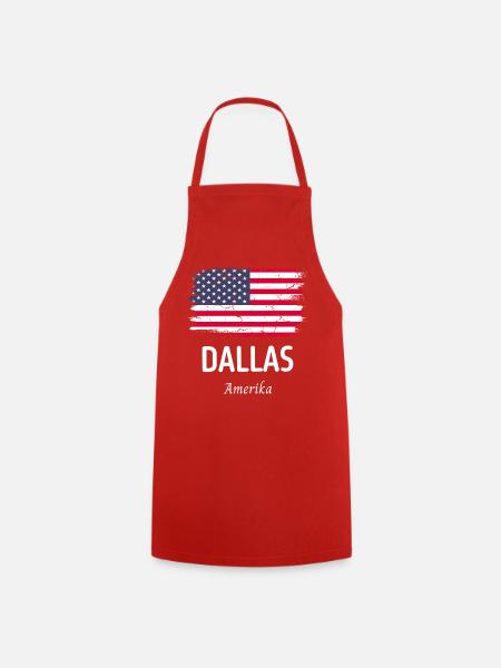 Dallas - Kochschürze - Rot