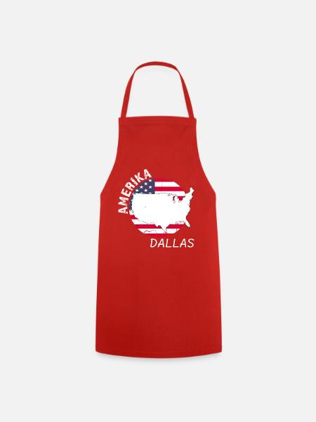 Dallas - Kochschürze - Rot