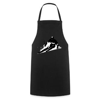 Ski - Tablier de cuisine - noir - Devant - AI Model Male 185 dark (185cm)