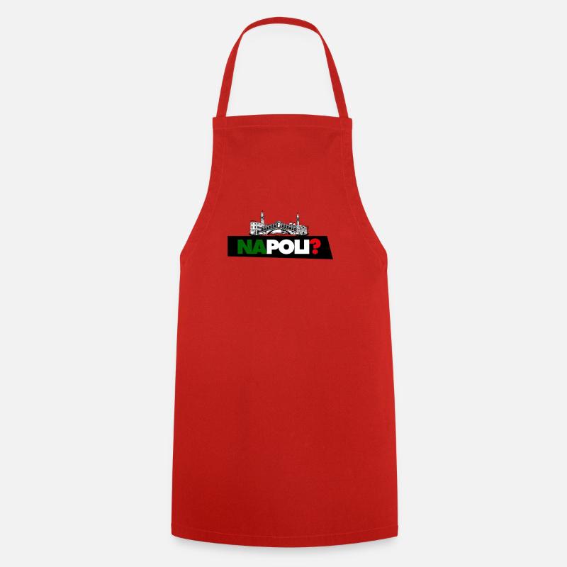 Naples? - Cooking Apron - red