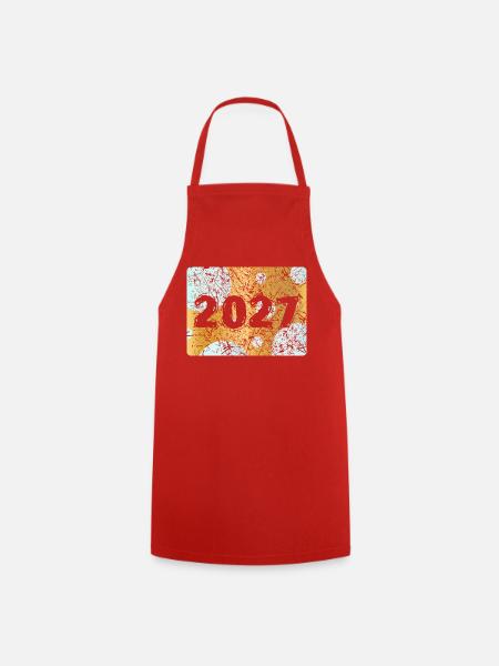 2027 - Kochschürze - Rot