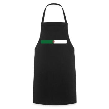 Algerian flag - Cooking Apron - black - Front - AI Model Male 185 dark (185cm)