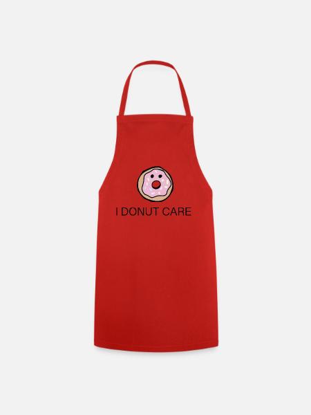 I Donut Care Donut Graphic - Kochschürze - Rot