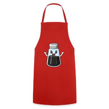 Pepper Shaker Lustige Paare passen Valentinstag zu - Kochschürze - Rot - Vorne - AI Model Male 185 dark (185cm)