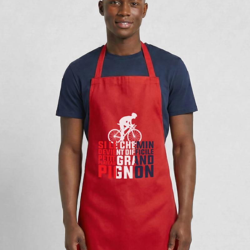 Si Le Chemin Devient Difficile - Cycliste Cadeau Tablier de cuisine